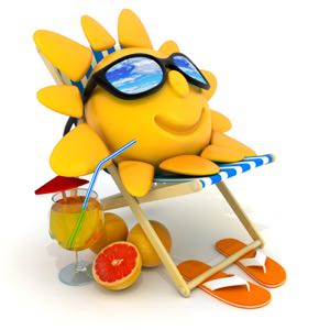 Sun Logo on Chair
