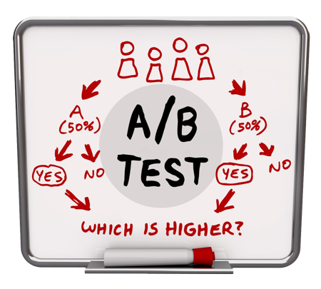 A/B Test Graphic