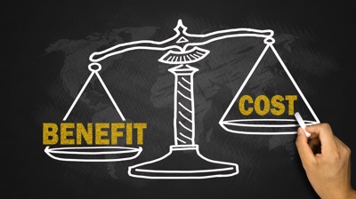 Cost vs Benefit Graphic