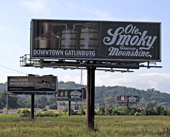 Billboards along TN Hwy 66